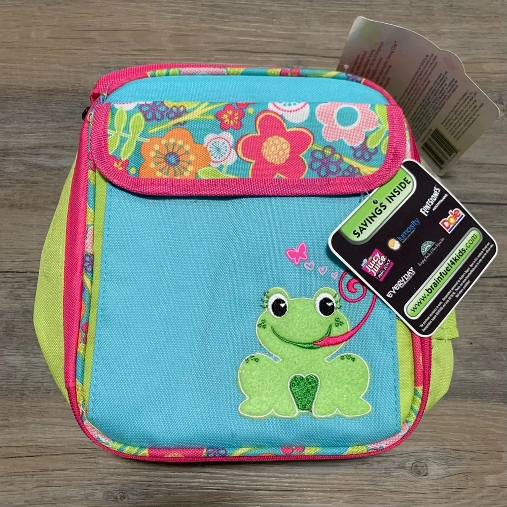 Arctic Zone Children’s Love Frog Lunch Bag - Picture 1 of 6